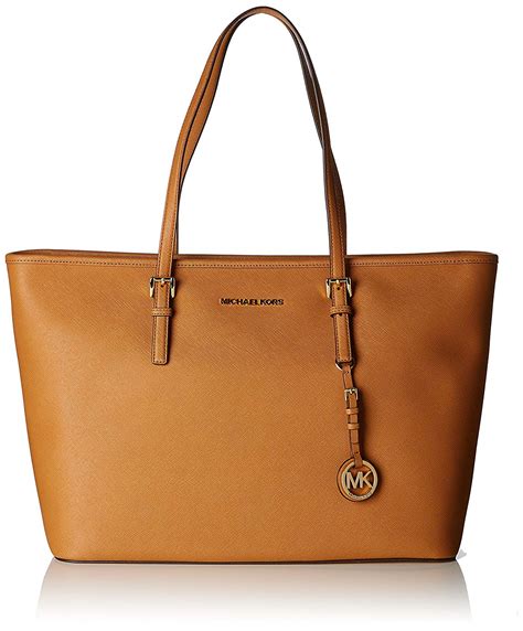 michael kors jet set small travel tote tangerine|michael kors travel tote large.